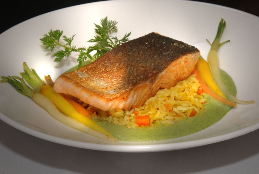 Faroe Island salmon entree